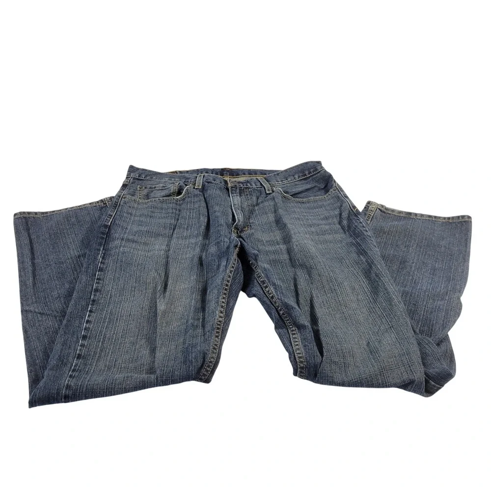 Levis 559 Relaxed Straight Jeans Mens 36x34 Blue Medium‎ Wash Denim Pants
